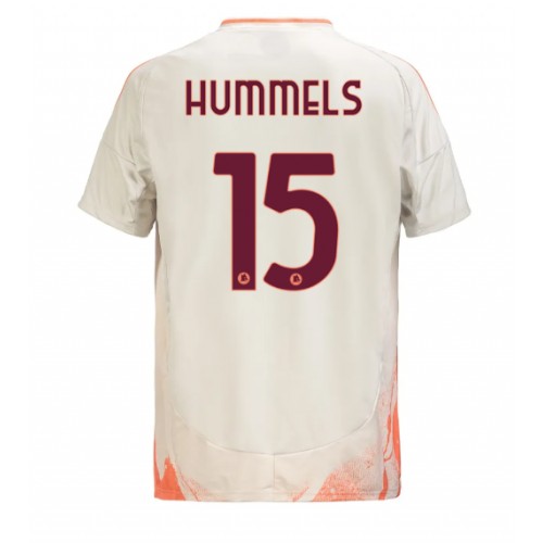 Fotbalové Dres AS Roma Mats Hummels #15 Venkovní 2024-25 Krátký Rukáv